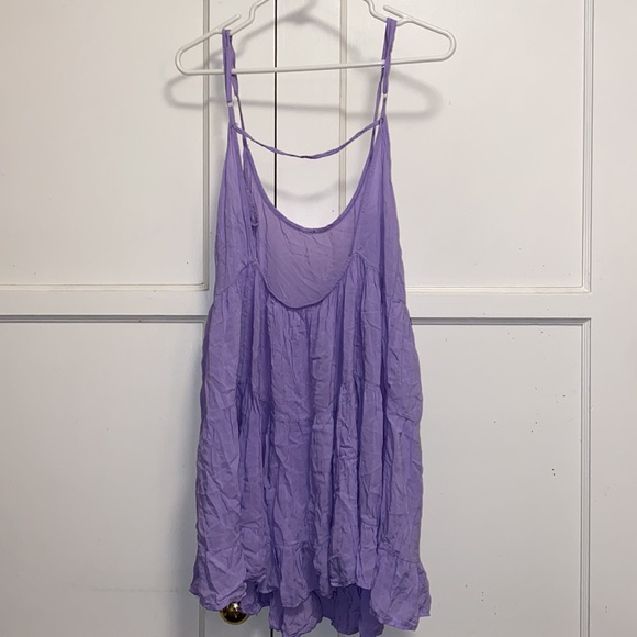Lavender Medium Spaghetti Strap Dress - Picture 3 of 10
